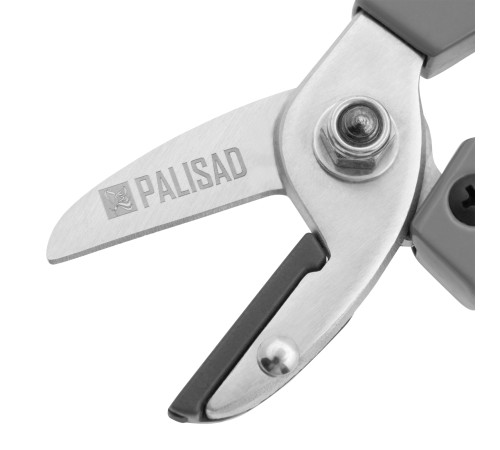 Секатор с наковальней, 170 мм, металлические обрезиненные рукоятки, Palisad Секатор с наковальней, 170 мм, металлические обрезиненные рукоятки, Palisad
