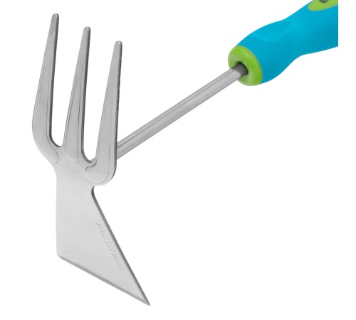 Мотыжка комбинированная, 70 х 290 мм, нержавеющая сталь, двухкомпонентная рукоятка, Premium Plus, Palisad