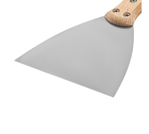 Шпательная лопатка из нержавеющей стали, 120 мм, буковая рукоятка, EFP Matrix Шпательная лопатка из нержавеющей стали, 120 мм, буковая рукоятка, EFP Matrix