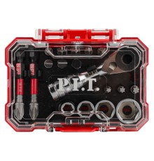 Набор ударных бит и торцевых головок P.I.T. DRUA ASET04-0019