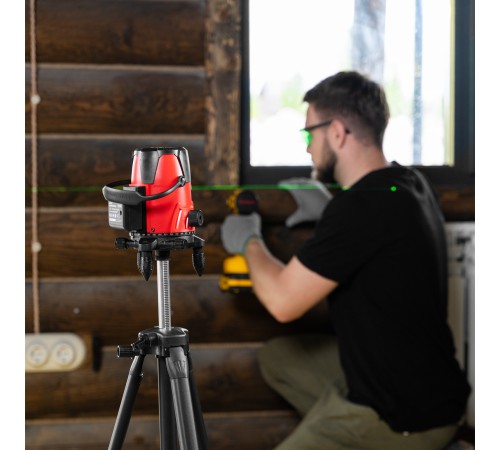 Лазерный уровень MXL GREEN, 30 м, зеленый луч, акк. Li 2400 mAh, сумка, резьба 5/8" MTX