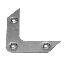 Уголок оконный, 1.2 мм, 50 х 50 мм, цинк Сибртех