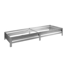 Грядка оцинкованная, 0,65x4,0м, высота 0,2м, толщина 0,4мм, СОЮЗ Грядка оцинкованная, 0,65x4,0м, высота 0,2м, толщина 0,4мм, СОЮЗ