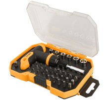Набор вставок (бит) 1/4", PH, PZ, Hex, Torx, Slotted, 41 предмет TOLSEN TT20036 Набор вставок (бит) 1/4", PH, PZ, Hex, Torx, Slotted, 41 предмет TOLSEN TT20036