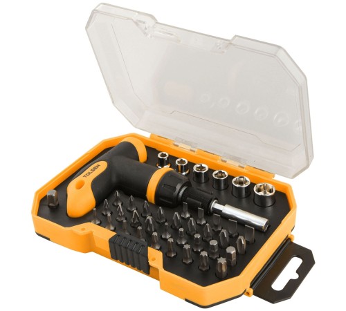 Набор вставок (бит) 1/4", PH, PZ, Hex, Torx, Slotted, 41 предмет TOLSEN TT20036 Набор вставок (бит) 1/4", PH, PZ, Hex, Torx, Slotted, 41 предмет TOLSEN TT20036