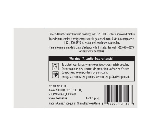 Струбцина G-образная, 2", 50 мм// Denzel