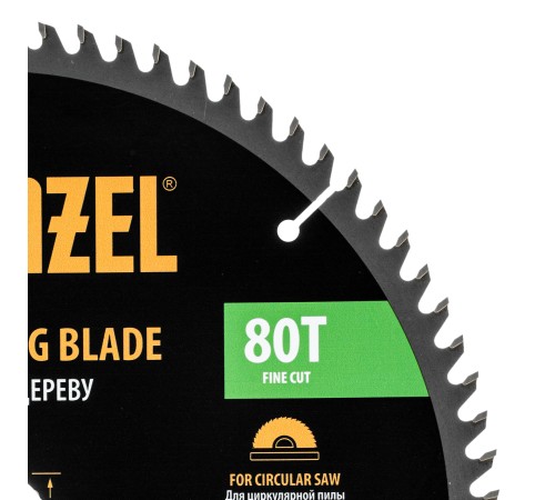 Пильный диск по дереву ф305 х 32 мм, 80 зубьев Denzel