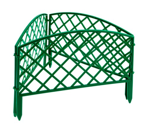 Забор декоративный "Сетка", 24 х 320 см, зеленый, Palisad