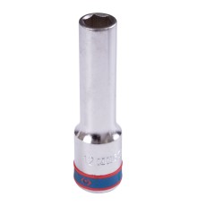 Головка торцевая глубокая шестигранная 1/2", 12 мм KING TONY 424512M Головка торцевая глубокая шестигранная 1/2", 12 мм KING TONY 424512M