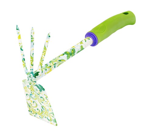 Мотыжка комбинированная, 65 х 310 мм, стальная, пластиковая рукоятка, Flower Green, Palisad Мотыжка комбинированная, 65 х 310 мм, стальная, пластиковая рукоятка, Flower Green, Palisad
