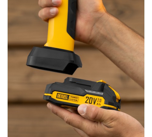 Ножницы-кусторез аккумуляторные GS-20, Li-Ion, 20 В Denzel