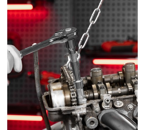 Набор торцевых головок, 1/2, головки 10-24 мм, с трещоточным ключом, 12 предметов Matrix