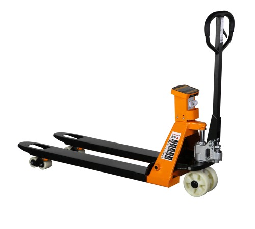 Тележка гидравлическая с весами 2000 кг 1150 мм полиуретановые колеса TOR AC-CW2 (серия G)