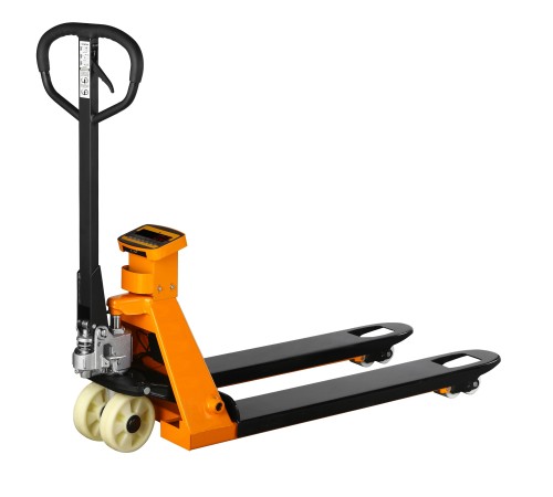 Тележка гидравлическая с весами 2000 кг 1150 мм полиуретановые колеса TOR AC-CW2 (серия G)