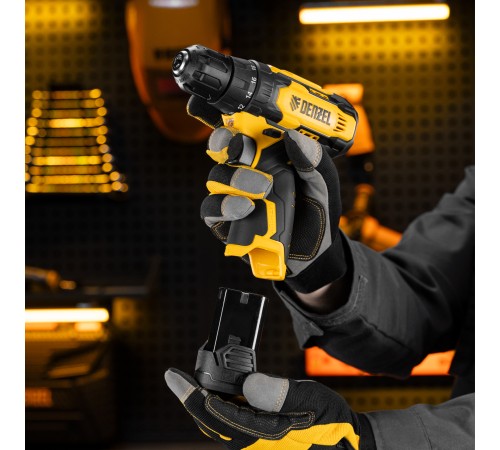 Дрель-шуруповерт аккумуляторная CDQ-12, Li-Ion, 12 В Denzel