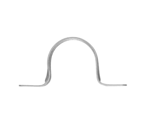 Скоба металлическая двухлапковая, 25 мм, 100 шт Сибртех