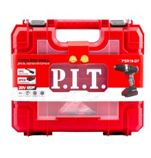 Дрель аккумуляторная P.I.T. PSR18-D7 (2 АКБ, ЗУ)