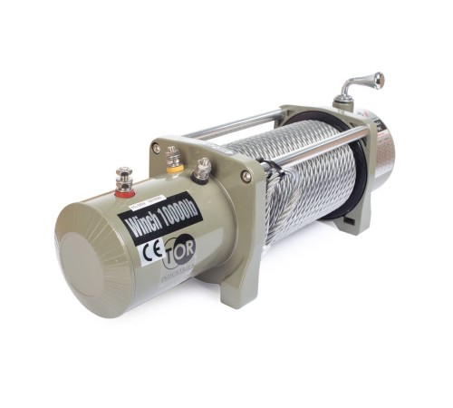 Лебедка автомобильная TOR ЛА S10000 г/п 4536 кг 28 м 12V BASE