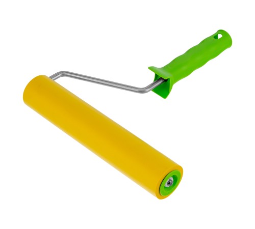 Валик прижимной резиновый с ручкой, 240 мм, D ручки 8 мм Сибртех