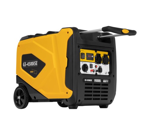 Генератор инверторный GS-4500iSE, 4,5 кВт, 230 В, закрытый корпус, электростартер DENZEL
