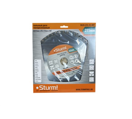Диск пильный Sturm! 9020-255-32-48T Диск пильный Sturm! 9020-255-32-48T