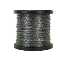 Леска для триммера, d=2.4мм, l=120м, круч. Квадрат METAL CORD, бобина, Sturm!