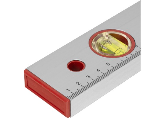 Уровень алюминиевый, 1000 мм, 2 глазка, линейка Sparta