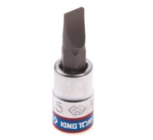 Насадка (бита) торцевая 1/4", Slotted, 5,5х1,0 мм, L = 37 мм  KING TONY 203255 Насадка (бита) торцевая 1/4", Slotted, 5,5х1,0 мм, L = 37 мм  KING TONY 203255