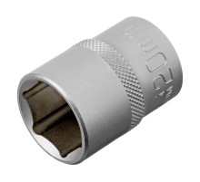 Головка торцевая, 20 мм, шестигранная, CrV, под квадрат 1/2 Stels Головка торцевая, 20 мм, шестигранная, CrV, под квадрат 1/2 Stels