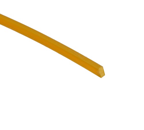 Леска для триммера, d=3.0 мм, l=15 м, квадрат, желтый, СОЮЗ (рус)