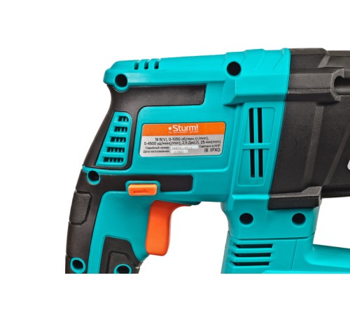 Аккумуляторный перфоратор Sturm! CRH1825BL 1BatterySystem Аккумуляторный перфоратор Sturm! CRH1825BL 1BatterySystem
