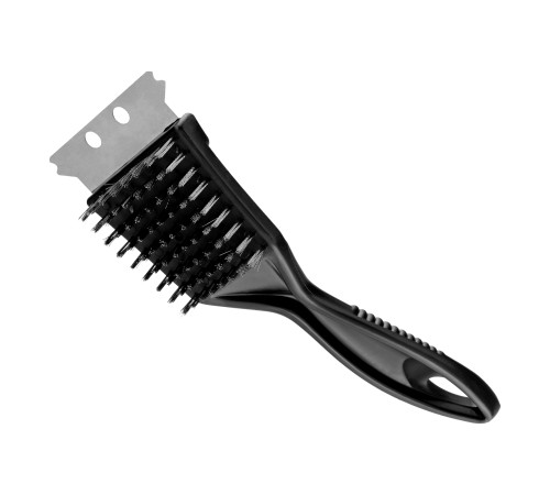 Щетка для чистки гриля 20 см, 2 в 1 (щетка, скребок) Camping Palisad