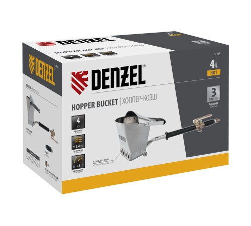 Хоппер-ковш HB1, 4 л, 350 л/мин Denzel Хоппер-ковш HB1, 4 л, 350 л/мин Denzel