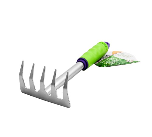 Грабли 5-зубые, 115x280 мм, обрез. рукоятка, может использ. в сборе с ручкой 63016, 63017 Palisad