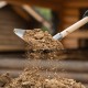 Лопата совковая, 235х285, ребра жесткости, рессорная сталь, 0,9 кг, без черенка, LUXE// Palisad