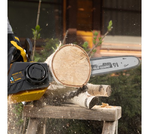 Цепная пила аккумуляторная бесщеточная RCS400-36, Li-ion, 36 В, 4 Ач, шина 400 мм Denzel