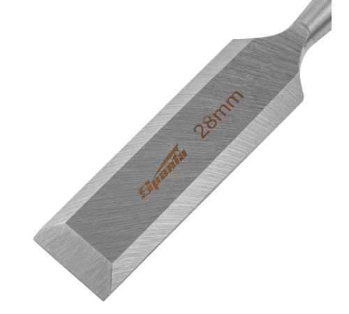 Долото-стамеска 28 мм, деревянная рукоятка// Sparta