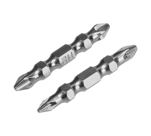 Набор бит двухстор., PH2-PH2х45мм, PZ2-PZ1х45мм, сталь S2, 2 шт. Gross