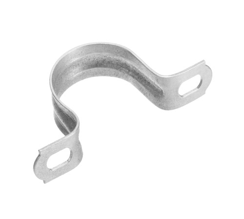 Скоба металлическая двухлапковая, 25 мм, 100 шт Сибртех