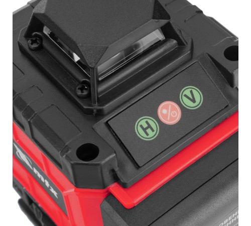 Лазерный уровень м-призм. ML 360-4 Pro SET, 30 м, акк. Li 3000 мАч, состоит из 2 частей MTX