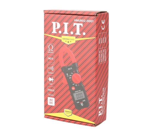 Клещи токовые цифровые P.I.T. CONTROL HMUR02-0001