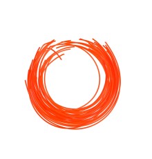 Леска для триммера, d=2.0мм, l=30 см, КРУГ, оранжевый. НАРЕЗАННАЯ, 30 шт, СОЮЗ