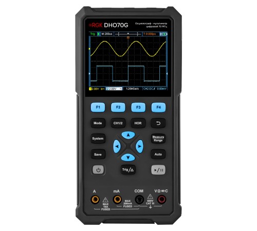 Осциллограф - мультиметр RGK DHO70G с поверкой
