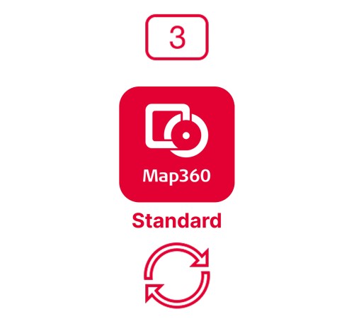 Право на обновление ПО Leica MAP 360 Standard CCP на три года