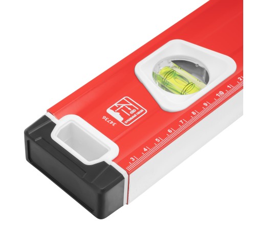 Уровень алюминиевый, магнит, фрезерованный, 3 глазка (1 зеркальный), двухкомпонентные рукоятки, 2000 мм Matrix