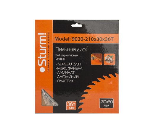 Диск пильный Sturm! 9020-210x30x36T Диск пильный Sturm! 9020-210x30x36T