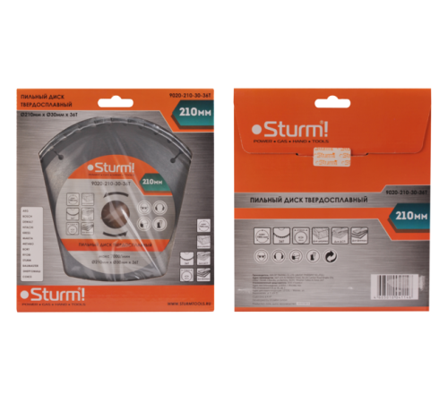 Диск пильный Sturm! 9020-210x30x36T Диск пильный Sturm! 9020-210x30x36T