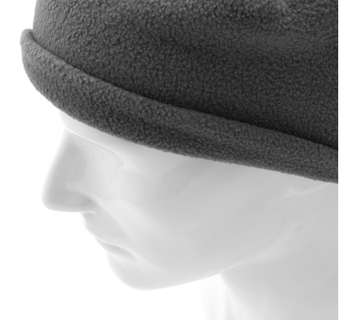 Шапка из флиса для взрослых, размер 56-57, серая Сибртех