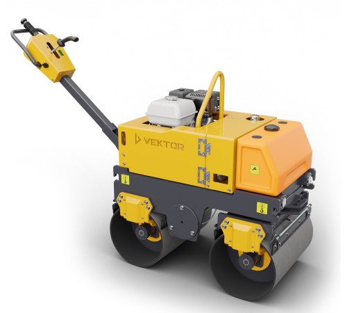 Виброкаток ручной двухвальцовый Vektor VRDR-800C
