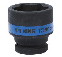 Головка торцевая ударная шестигранная 3/4", 41 мм KING TONY 653541M Головка торцевая ударная шестигранная 3/4", 41 мм KING TONY 653541M